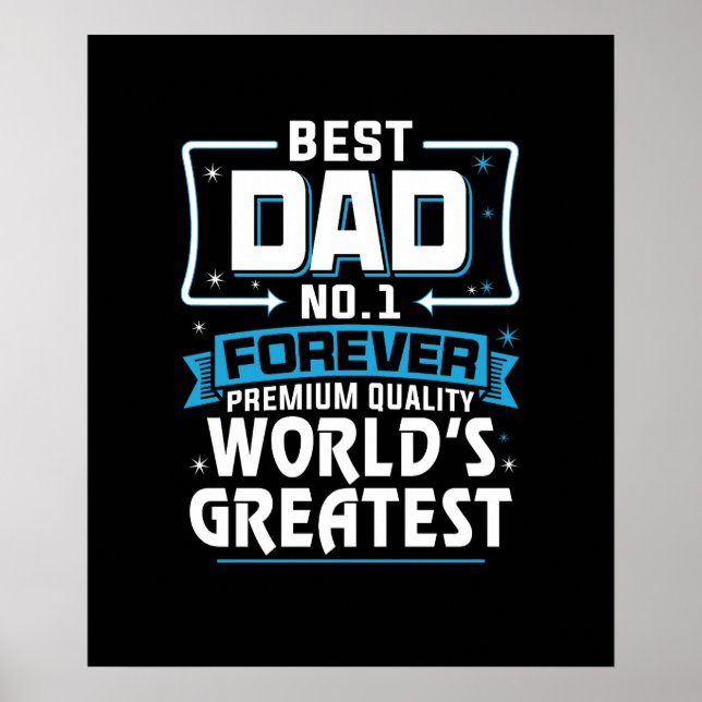 Der größte Vater der Welt für Männer11 Poster (Vorne)