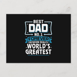 Der größte Vater der Welt für Männer11 Postkarte