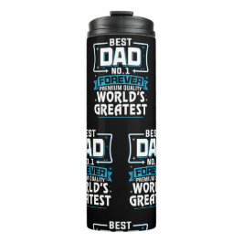 Der größte Vater der Welt für Männer11 Thermosbecher