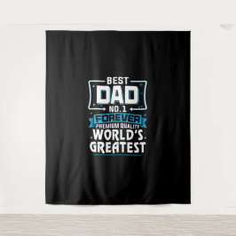 Der größte Vater der Welt für Männer11 Wandteppich