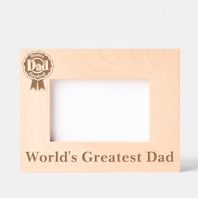 Der größte Vater der Welt Geätzte Rahmen (Vorderseite)