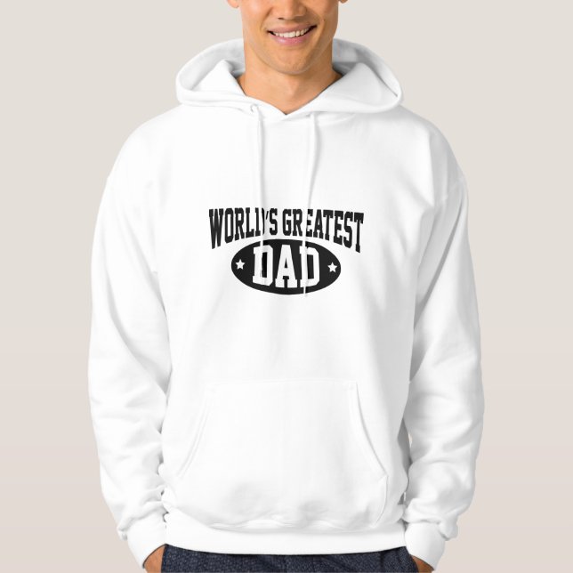 Der größte Vater der Welt Hoodie (Vorderseite)