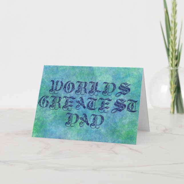 Der größte Vater der Welt Karte (Vorderseite)