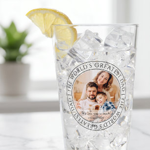 Der größte Vater der Welt Modernes Klassiker-Foto Glas