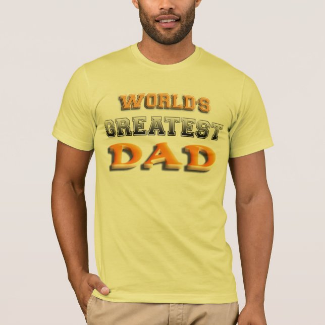 Der größte Vater der Welt T-Shirt (Vorderseite)