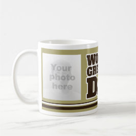 Der größte Vater der Welt zwei Fotos Weiche grüne Tasse