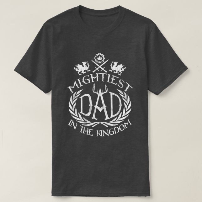 Der größte Vater im Königreich T-Shirt (Design vorne)