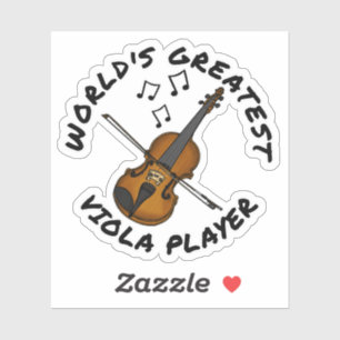 Der größte Viola-Spieler der Welt, Violist Funny Aufkleber