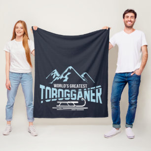Der größte Wintersport der Welt Fleecedecke