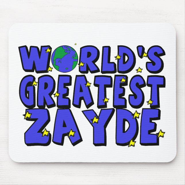 Der größte Zayde der Welt Mousepad (Vorne)