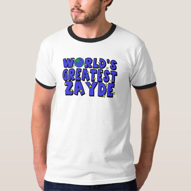 Der größte Zayde der Welt T-Shirt (Vorderseite)