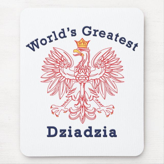 Der größte Ziadzia-Adler der Welt Mousepad (Vorne)