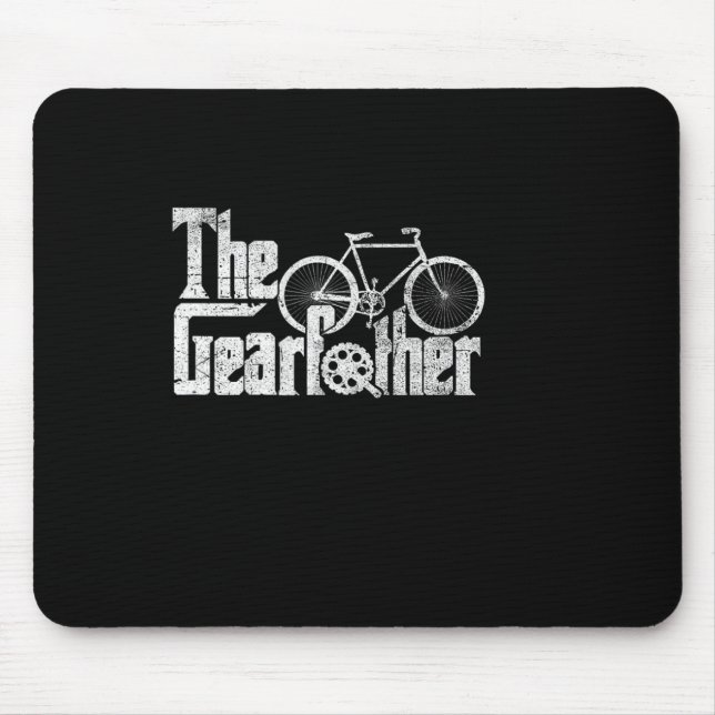 Der Grossvater Radvater Tag Parody Gamer Da Mousepad (Vorne)