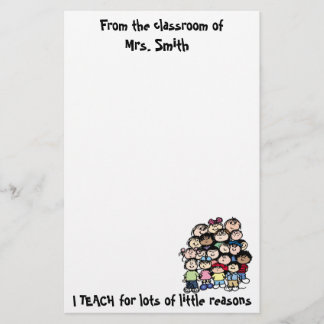 Der Grund des Lehrers stationär Briefpapier