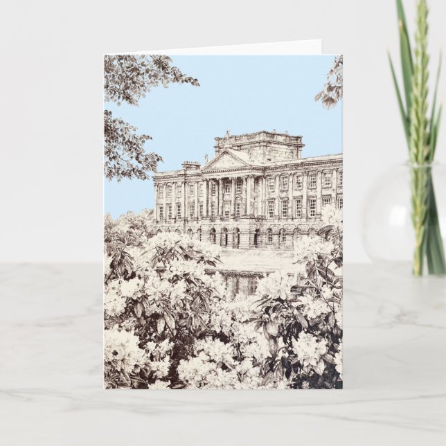 Der Grund von Pemberley - geklappte Dankeschön-Kar Dankeskarte (Vorderseite)