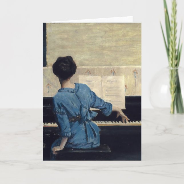 Der Grundgedanke | William Merritt Chase Karte (Vorderseite)