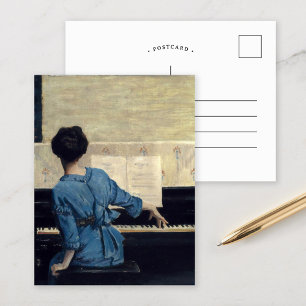 Der Grundgedanke   William Merritt Chase Postkarte