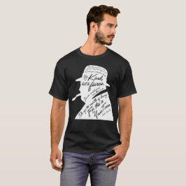 Der grundlegende dunkle T - Shirt Churchill Männer