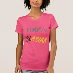 Der grundlegende T - Shirt 100% Blasian Frauen