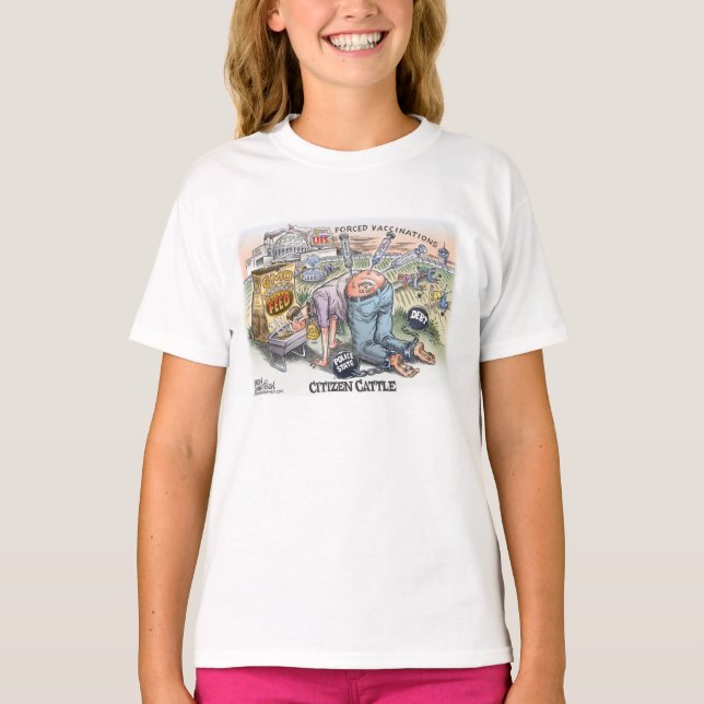 Der grundlegende T - Shirt der Bürger-Vieh-Männer (Vorderseite)