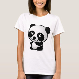 Der grundlegende T - Shirt der Panda-Frauen