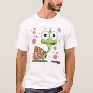 Der grundlegende T - Shirt der Schildkröte-Männe