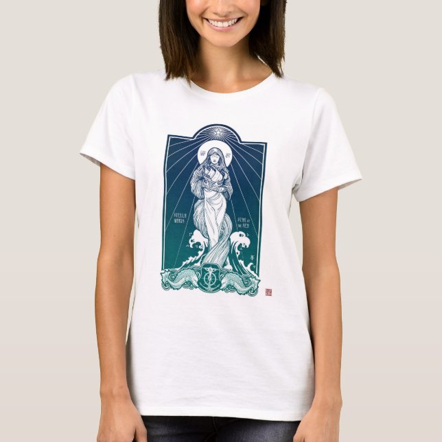 Der grundlegende T - Shirt Frauen Stella Maris (Vorderseite)