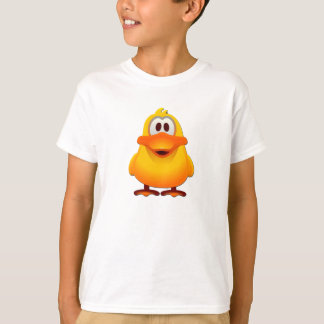 Der grundlegende T - Shirt w/logo der Enten-Jungen