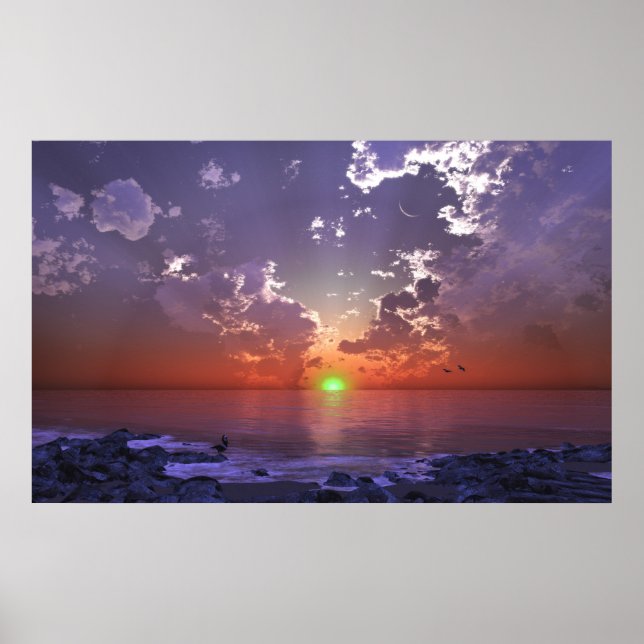 Der grüne Blitz Poster (Vorne)