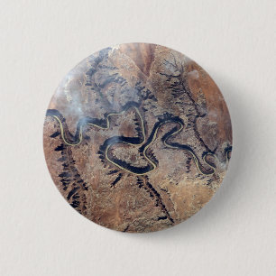 Der grüne Fluss mit seinen Nebenschluchten in Utah Button