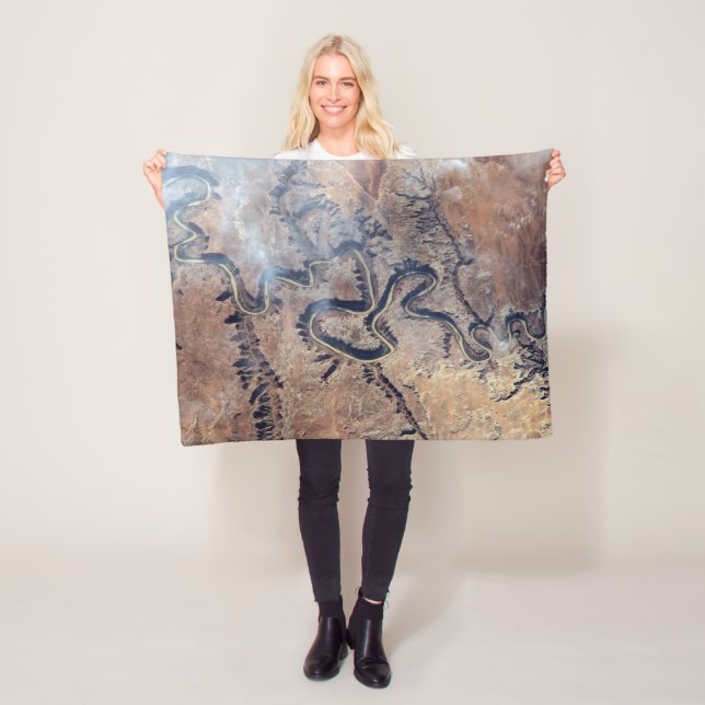 Der grüne Fluss mit seinen Nebenschluchten in Utah Fleecedecke (Beispiel)