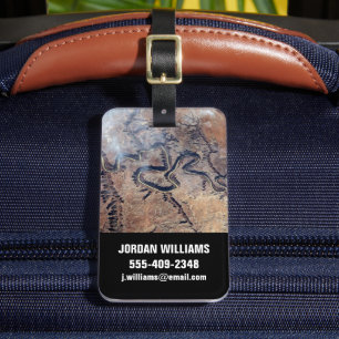 Der grüne Fluss mit seinen Nebenschluchten in Utah Gepäckanhänger