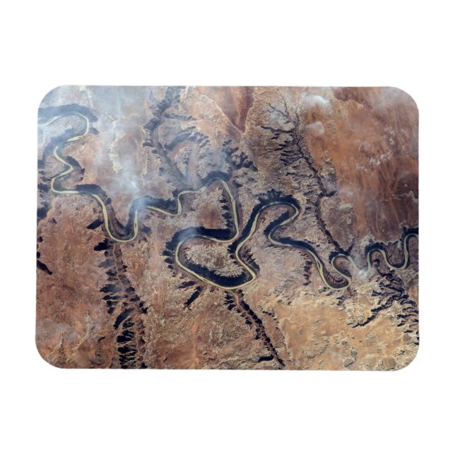 Der grüne Fluss mit seinen Nebenschluchten in Utah Magnet (Horizontal)