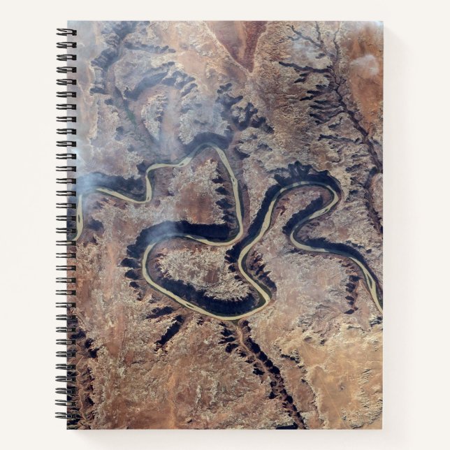 Der grüne Fluss mit seinen Nebenschluchten in Utah Notizbuch (Vorderseite)