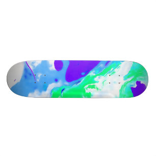 Der grüne gefärbte Marmor laufen aus Skateboard