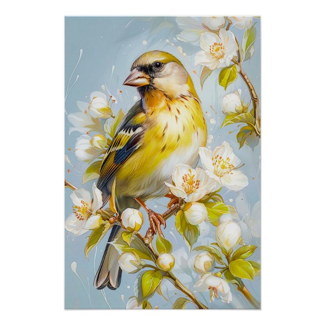 Der Grüne in den Farben der Natur Poster (Vorderseite)