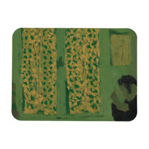 Der grüne Innenraum Magnet