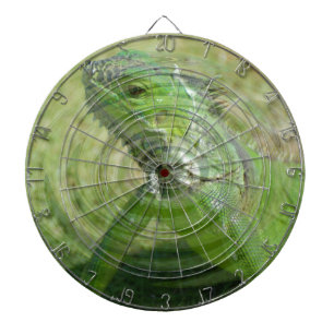 Der Grüne Leguan Dartscheibe