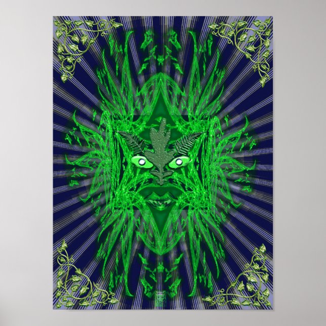 der grüne Mann Poster (Vorne)