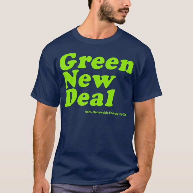 Der grüne New Deal T-Shirt (Vorderseite)