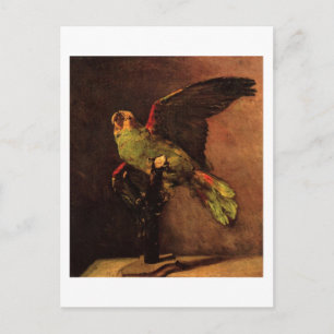 Der grüne Papagei (F14), Van Gogh Fine Art Postkarte