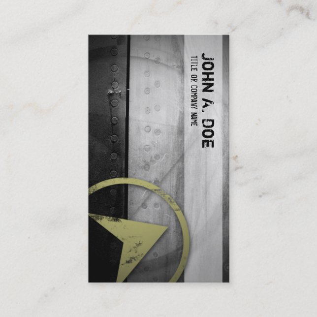 Der grüne Pfeil Visitenkarte (Vorderseite)