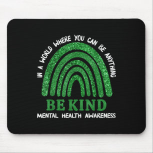 Der grüne Regenbogen im Mai trägt grüne psychische Mousepad