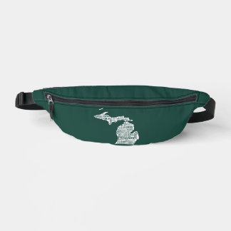 Der grüne Staat der Städte von Michigan Bauchtasche