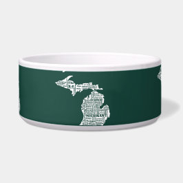 Der grüne Staat der Städte von Michigan Napf