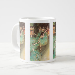 Der Grüne Tänzer von Edgar Degas, Vintage-Ballett Jumbo-Tasse