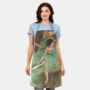 Der Grüne Tänzer von Edgar Degas, Vintage-Ballett Schürze