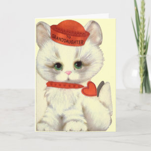 Der Gruß-Karte des Enkelin-Valentinsgrußes Feiertagskarte