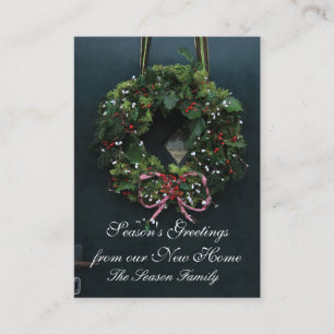 Der Grußkranz der Saison von unserer neuen Zuhause Begleitkarte