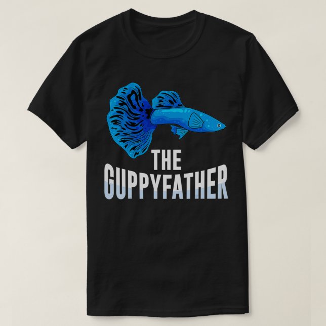 Der Guppyvater Guppy Fish Eigentümer Aquarium Aqua T-Shirt (Design vorne)